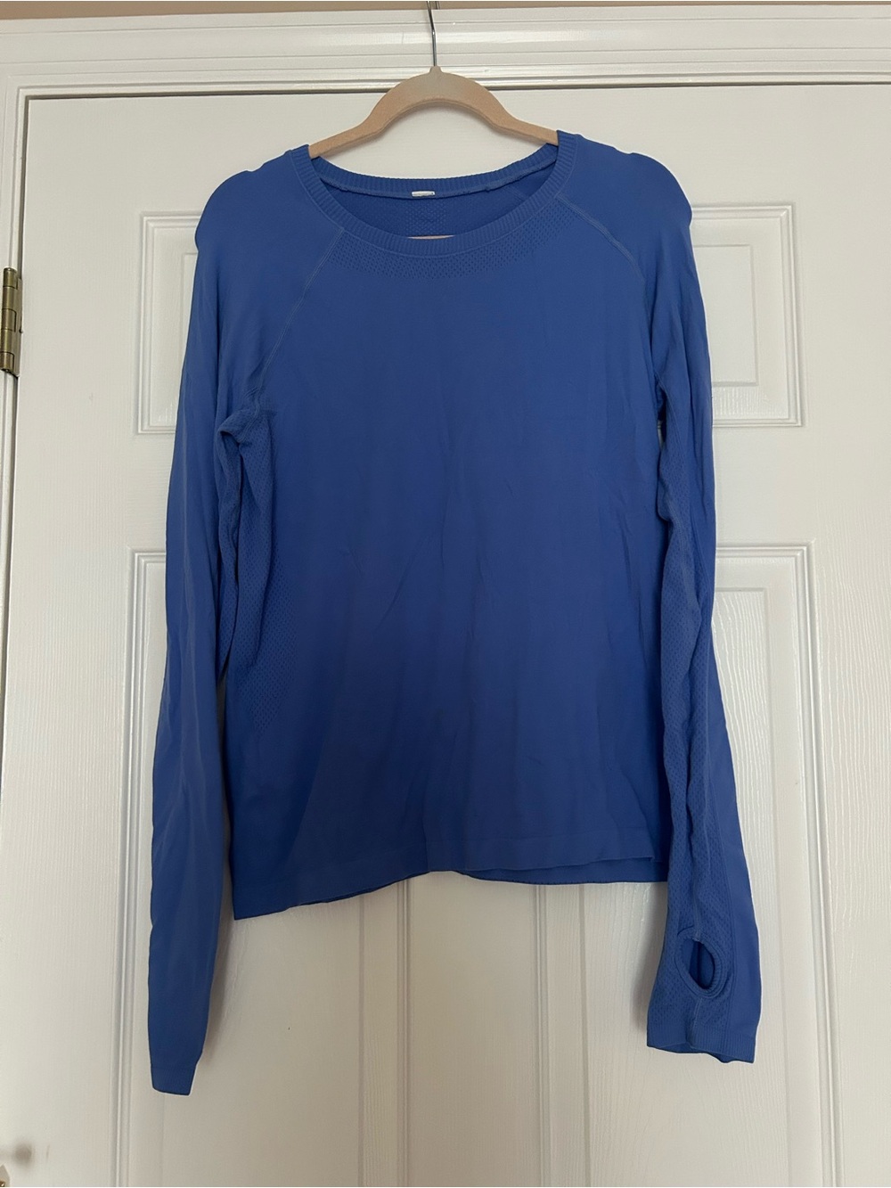 90degree by Reflex- Long Sleeve athletic Top- Blue